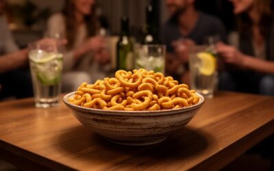 Dégustez les curly cacahuètes : la collation croustillante pour vos apéritifs réussis